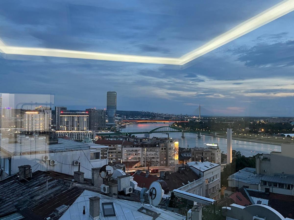 Central Sky View Apartment 贝尔格莱德 外观 照片