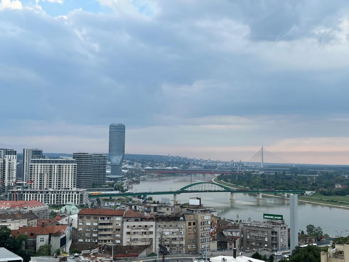 Central Sky View Apartment 贝尔格莱德 外观 照片